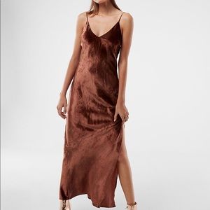 Velvet maxi dress, small. NWT